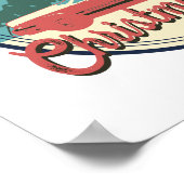 Lampoons Weihnachtsurlaub-Abzeichen Poster (Ecke)