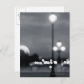 Lampost auf Pont Alexander in Paris Postkarte (Vorne/Hinten)