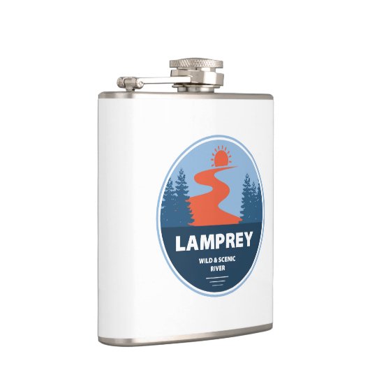 Lamprey Wild und Landschaftlicher Fluss New Hampsh Flachmann (Rechts)