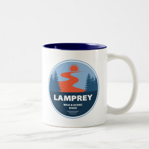 Lamprey Wild und Landschaftlicher Fluss New Hampsh Zweifarbige Tasse