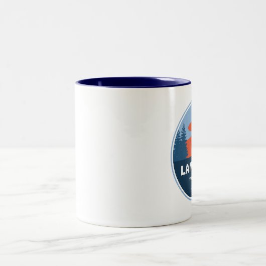 Lamprey Wild und Landschaftlicher Fluss New Hampsh Zweifarbige Tasse (Mittel)