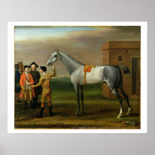 Lamprey, with his owner, Sir William Morgan, at Ne Poster