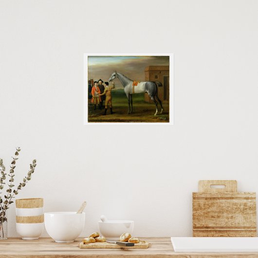 Lamprey, zusammen mit seinem Besitzer Sir William Poster (Küche)