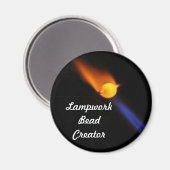 Lampwork Beat Creator Magnet (Vorderseite/Rückseite)