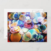 Lampwork Boro Glas Unterwasser-Wasserkarte Postkarte (Vorne/Hinten)