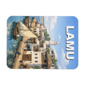 Lamu Kenia Magnet (Horizontal)