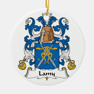 Lamy-Familienwappen Keramikornament