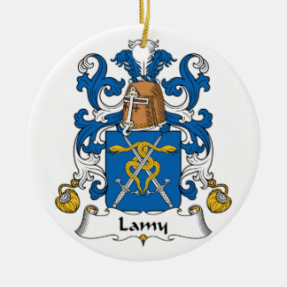 Lamy-Familienwappen Keramikornament