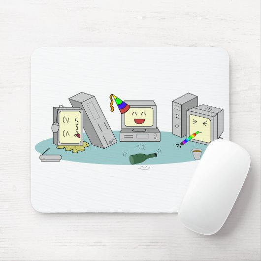 Lan-Party-Computer-Spiel Geeky Mousepad (Mit Mouse)