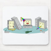 Lan-Party-Computer-Spiel Geeky Mousepad (Vorne)