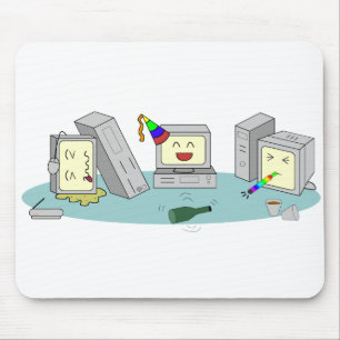 Lan-Party-Computer-Spiel Geeky Mousepad