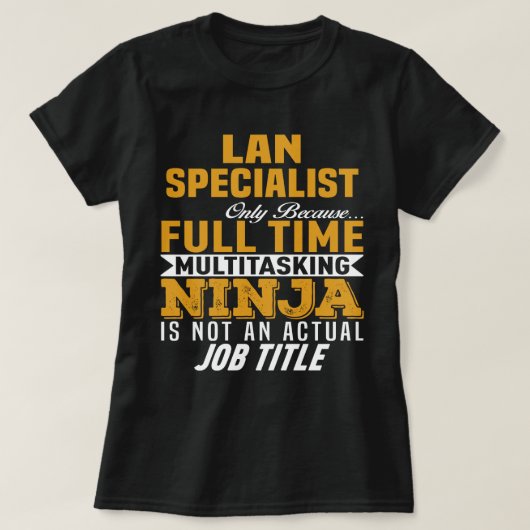 LAN-Spezialist T-Shirt (Design vorne)