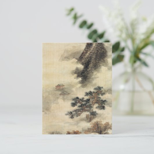 Lan Ying Clearing Herbstnebel im Chu-Berg Postkarte (Stehend Vorderseite)