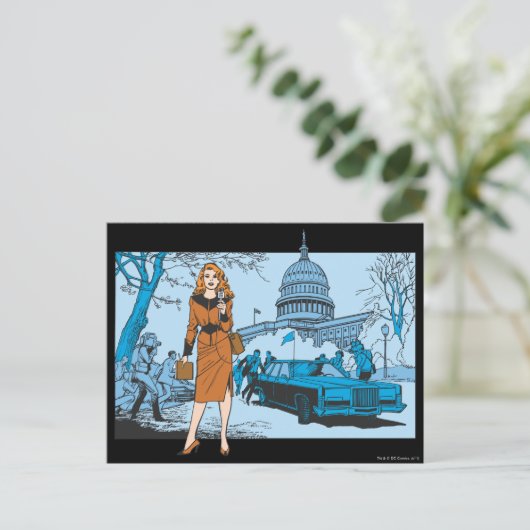 Lana Lang Reporting Postkarte (Stehend Vorderseite)