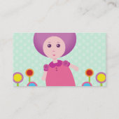 Lana Lea läuft durch die Blume Visitenkarte (Rückseite)