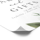 LANA Modern Boho Grüne Karten und Geschenke Unters Poster (Ecke)