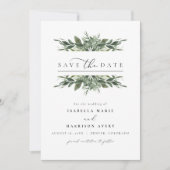 LANA Moderne Bohemische Landschaft Save the Date Einladung (Vorderseite)