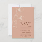 LANA MODERNE Latté Orchid UAWG Response Card RSVP Karte (Vorderseite)