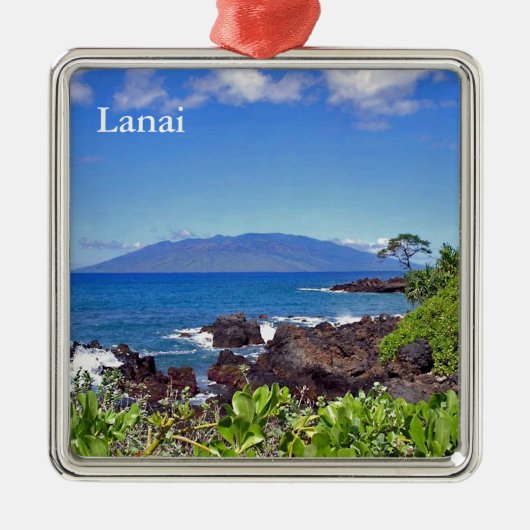 Lanai aus Maui Ornament Aus Metall (Vorne)