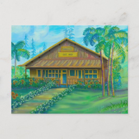 Lanai City, Hawaii Postkarte (Vorderseite)