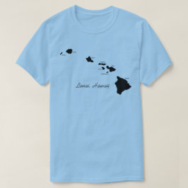 Lanai Hawaii mit hawaiianischen Inseln T-Shirt