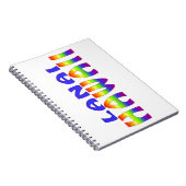 Lanai Hawaii Regenbogen Worte Notizblock (Rechte Seite)