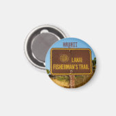 Lanai Hawaii Strandweg-Schild Magnet (Vorderseite/Rückseite)