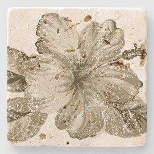 Lanai Hawaiian Hibiskus Tiki Bar Untersetzer