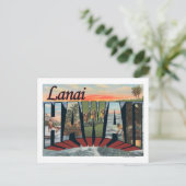 Lanai, HawaiiLarge Letter ScenesLanai, HI Postkarte (Stehend Vorderseite)