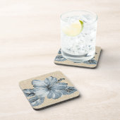 Lanai Hibiskus Hawaiian Cork-gestützte Untersetzer (Rechte Seite)