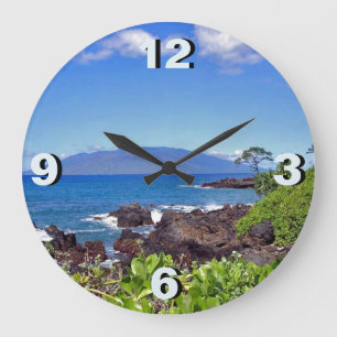Lanai von Maui Große Wanduhr