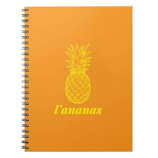 l'ananas notizblock (Vorderseite)