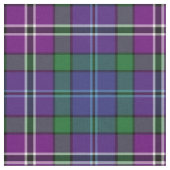 Lanarkshire District Tartan Stoff (Nahaufnahme)