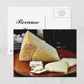 Lancashire Cheese Postkarte (Vorne/Hinten)