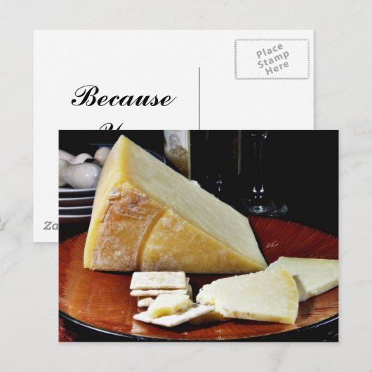 Lancashire Cheese Postkarte (Vorne/Hinten)