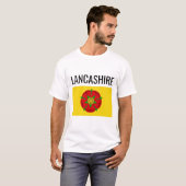 Lancashire // English Landkreis Flag T-Shirt (Vorne ganz)