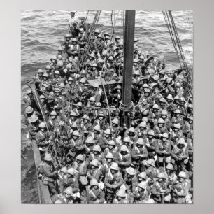 Lancashire Fusiliers bei Gallipoli Poster