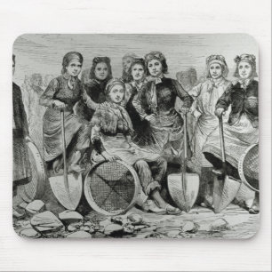 Lancashire Grube-Braue Frauen Mousepad