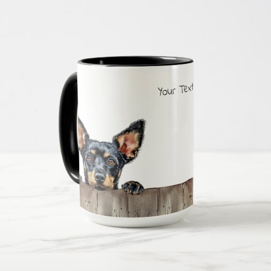 Lancashire Heeler Dog Tasse (Vorderseite Links)