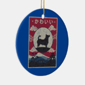 Lancashire Heeler Japanese Design Kawaii Dog Mama Keramik Ornament (Rechts)