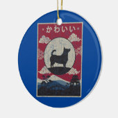Lancashire Heeler Japanese Design Kawaii Dog Mama Keramik Ornament (Links)