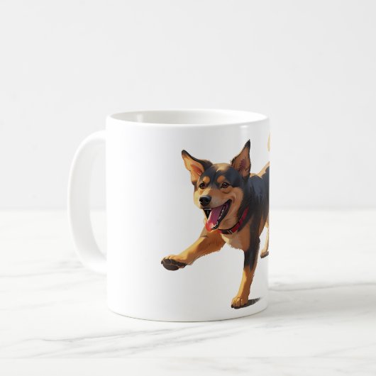 Lancashire Heeler Kaffeetasse (Vorderseite Links)