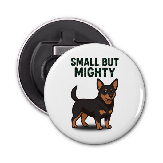 Lancashire Heeler klein, aber mächtig Flaschenöffner (Vorderseite)