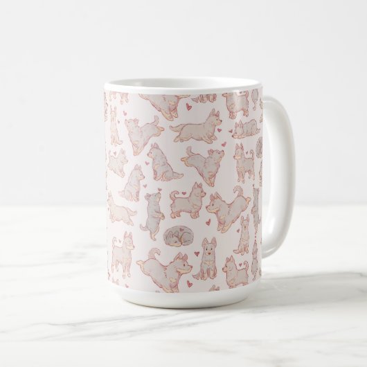 Lancashire Heelers Kaffeetasse (VorderseiteRechts)