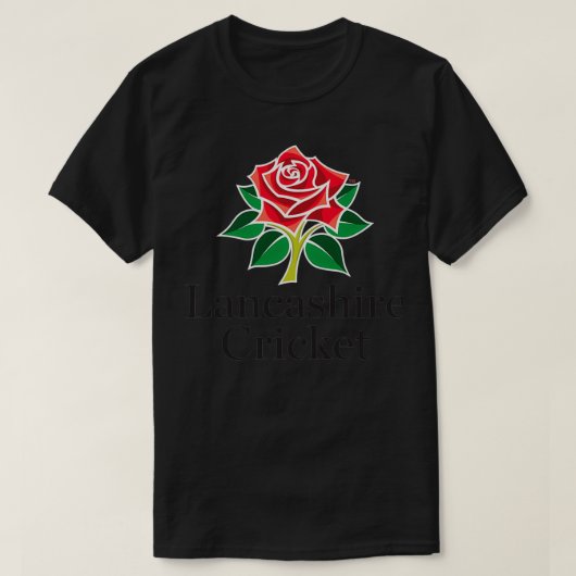 Lancashire Landkreis Cricket Club T-Shirt (Design vorne)