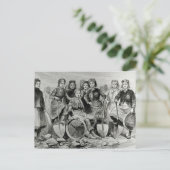 Lancashire Pit-Brow Women Postkarte (Stehend Vorderseite)