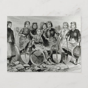 Lancashire Pit-Brow Women Postkarte