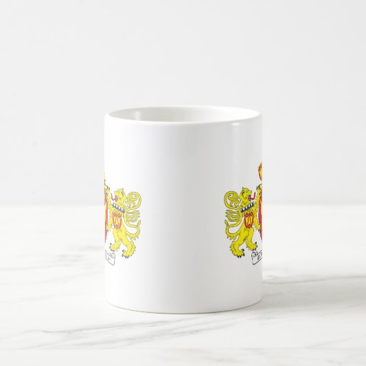 Lancashire Wappen Kaffeetasse (Mittel)