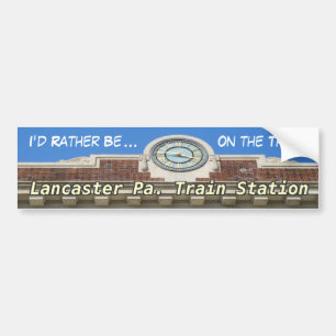 Lancaster-Bahnstation! Autoaufkleber! Autoaufkleber