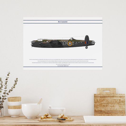 Lancaster BI 207 Squadron Poster (Küche)